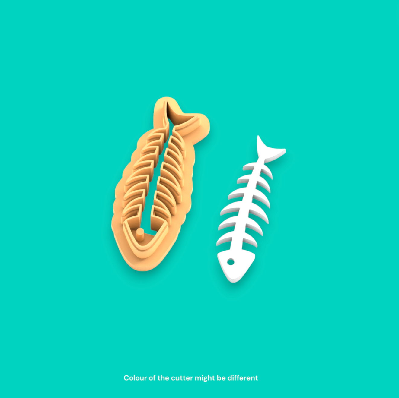 S026 - Fish Bones Clay Cutter | Summer Collection | ClartStudios