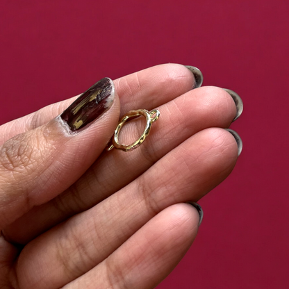 RB21 - Circle Hollow Connector / Bezel / Charm - ClartStudios - Polymer clay Jewellery