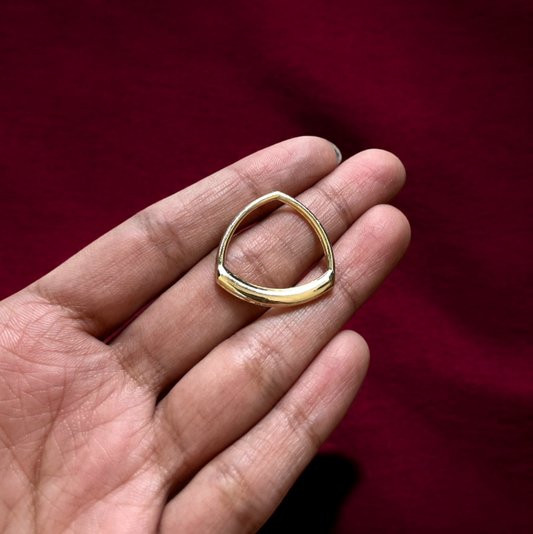 RB29 - Triangle Hollow Pendant / Bezel / Charm - ClartStudios - Polymer clay Jewellery