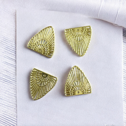 RB54 - Pack of 4 - Modern Motif Charm - ClartStudios - Polymer clay Jewellery