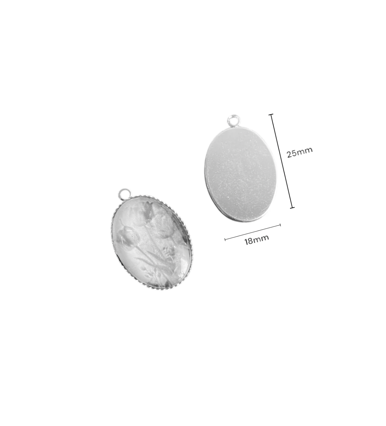 NG04 - Krishna Feet Pendant / Charm (1pc) - ClartStudios - Polymer clay Jewellery