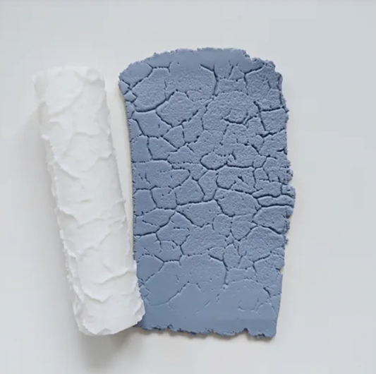 TR 01 - Cracked Wall Texture Roller - ClartStudios - Polymer clay Jewellery
