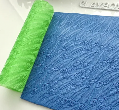 TR 02 - Sardines Texture Roller - ClartStudios - Polymer clay Jewellery