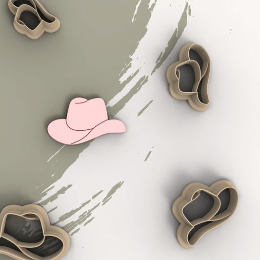 S028 - Hat Clay Cutter | Summer Collection - ClartStudios - Polymer clay Jewellery