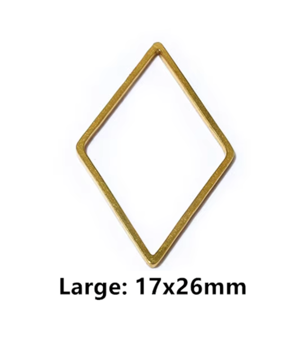 B17 - Pack of 8 pcs | Stainless Steel Anti Tarnish - ClartStudios - Polymer clay Jewellery