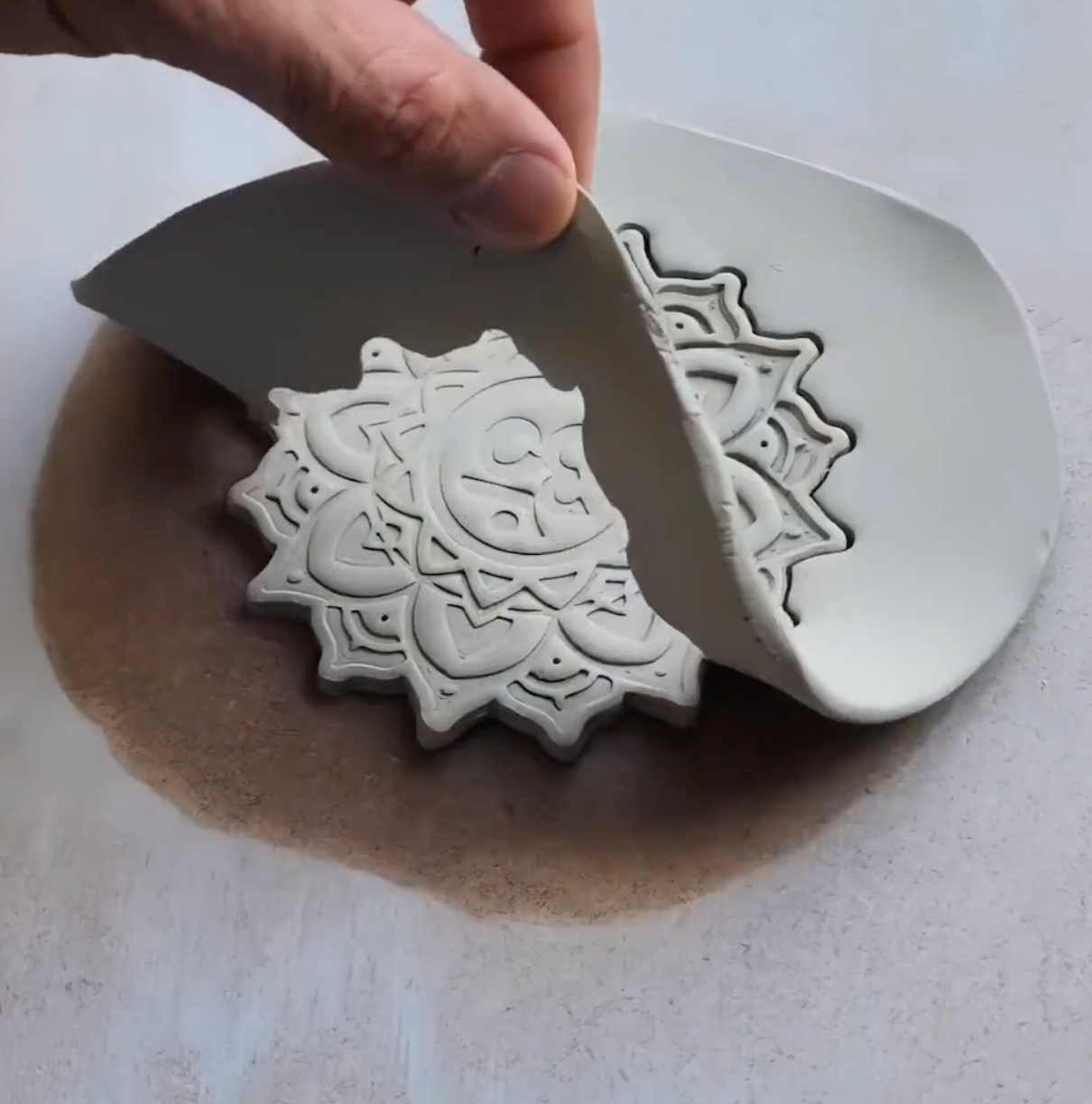 C12 - Mandala Cookie Cutter Stamp Set for Clay, Pottery and Bakery - ClartStudios - Polymer clay Jewellery