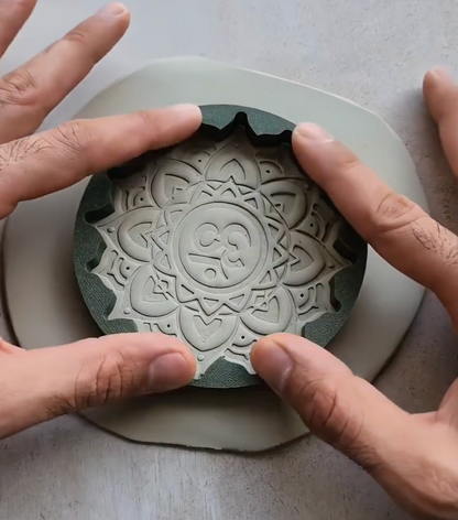 C12 - Mandala Cookie Cutter Stamp Set for Clay, Pottery and Bakery - ClartStudios - Polymer clay Jewellery