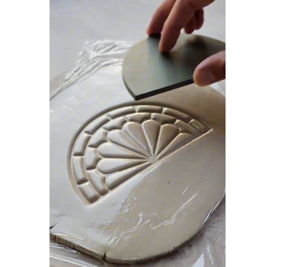 C17 - Lemon Slice - Napkin Holder Clay Cutter and tamp for Clay, Pottery and Bakery - ClartStudios - Polymer clay Jewellery