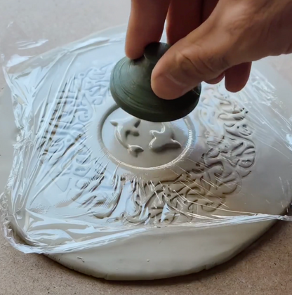 C23 - Arabic Calligraphy Cutter and Stamp Set for Clay, Pottery and Bakery - ClartStudios - Polymer clay Jewellery