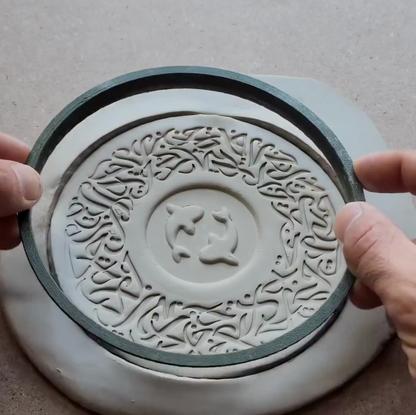 C23 - Arabic Calligraphy Cutter and Stamp Set for Clay, Pottery and Bakery - ClartStudios - Polymer clay Jewellery