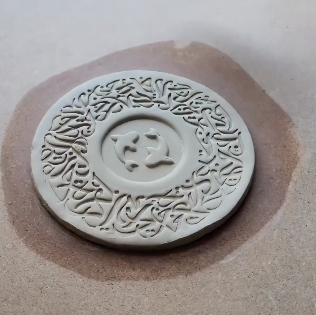 C23 - Arabic Calligraphy Cutter and Stamp Set for Clay, Pottery and Bakery - ClartStudios - Polymer clay Jewellery