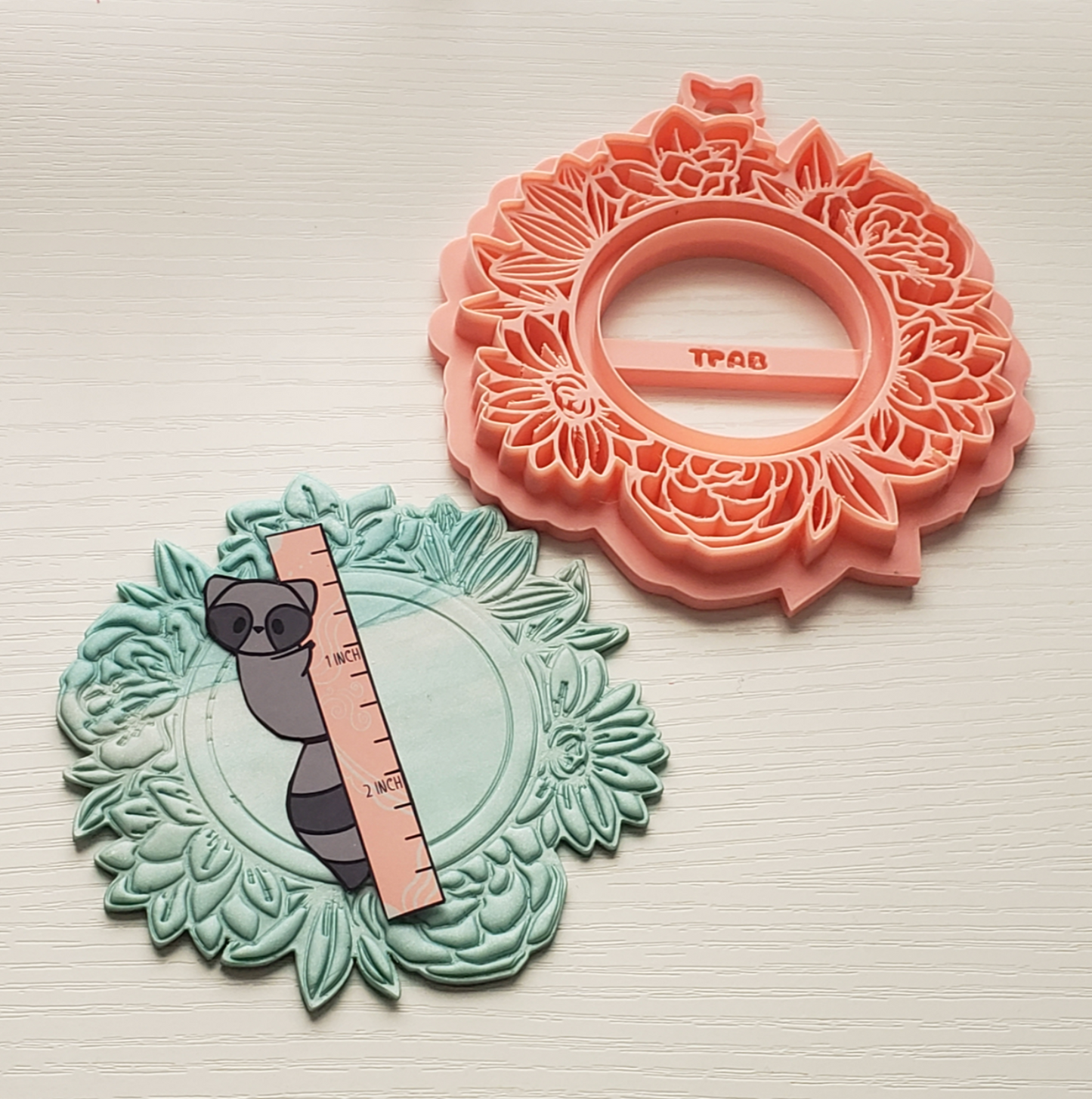 C34 -Floral Ornament Trinket Dish Polymer Clay Cutter, Pottery and Bakery - ClartStudios - Polymer clay Jewellery