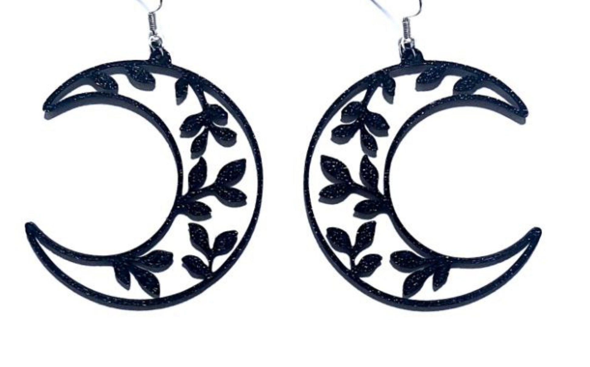 PB01 - Moon bloom Plastic Bezel for resin art - ClartStudios - Polymer clay Jewellery
