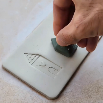 Fantasy House Cookie Cutter Stamp Set - ClartStudios - Polymer clay Jewellery