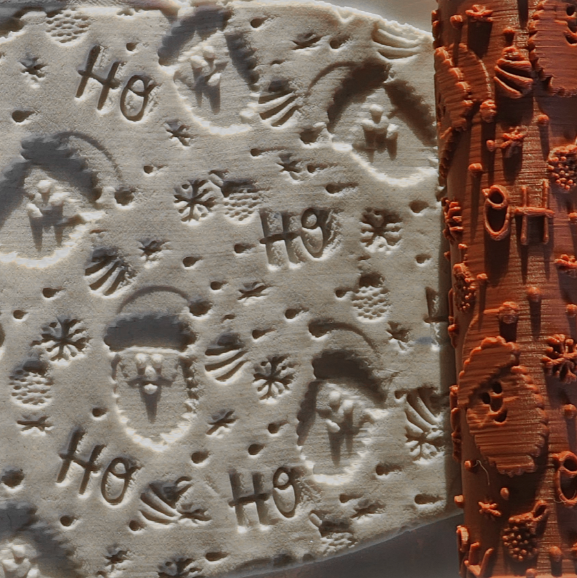 V104 | Santa Ho-Ho-Ho | Special Christmas Edition Rollers for Clay