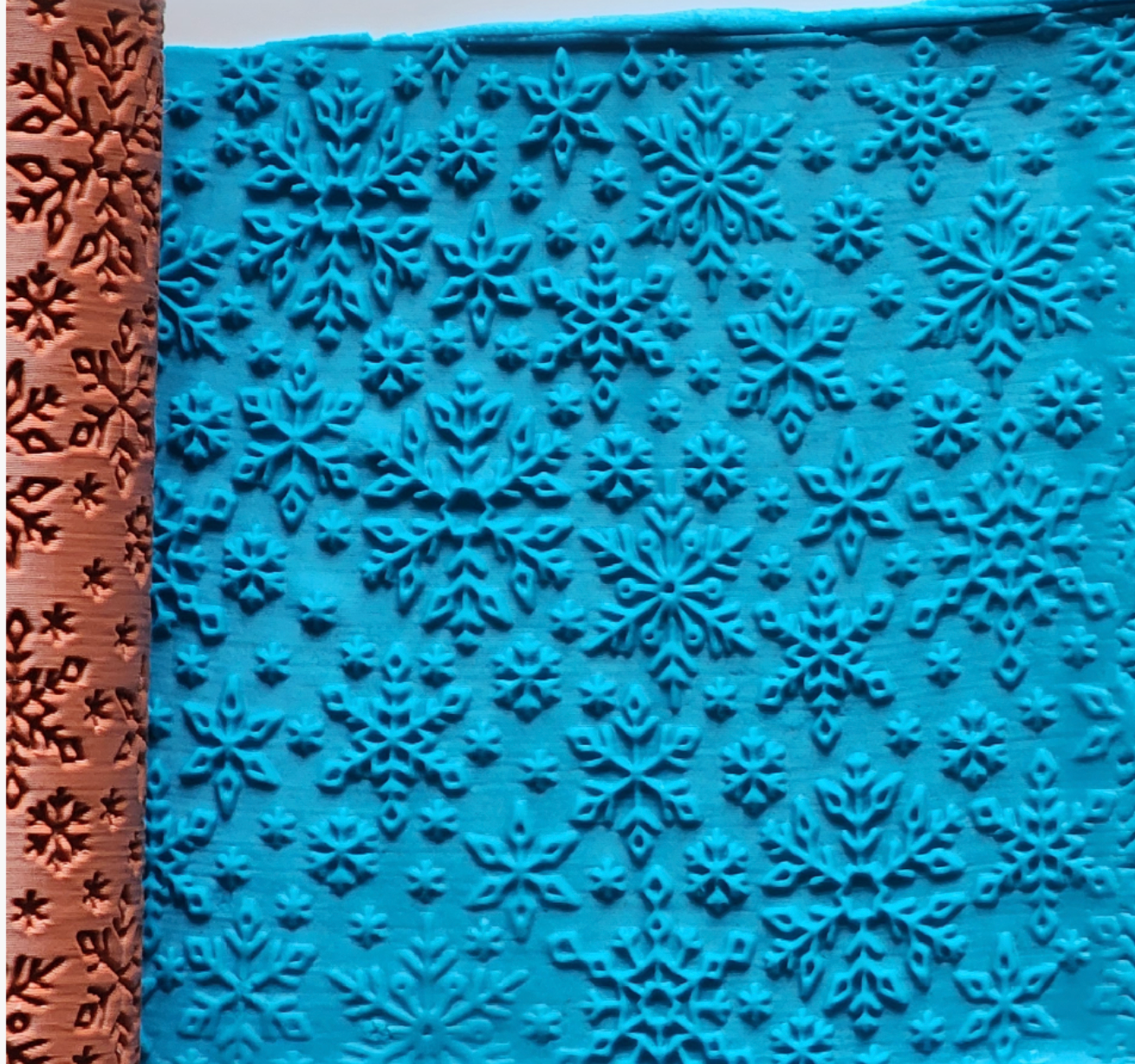 V110 | Snowflakes | Special Christmas Edition Rollers for Clay