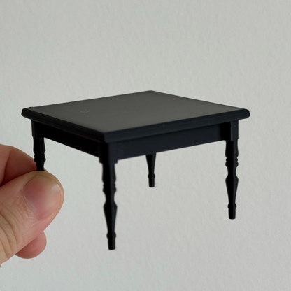 Classic Scalable Miniature Table – Turned Legs - M003