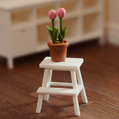 Miniature Ikea Step Stool Chair- M007
