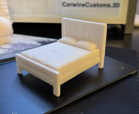 Miniature Modern Bed Model - M010