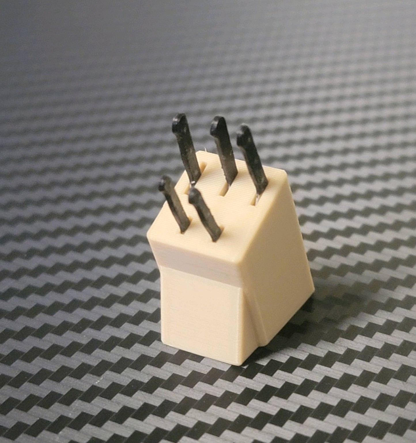 Knife Set with Block - Dollhouse  - M011