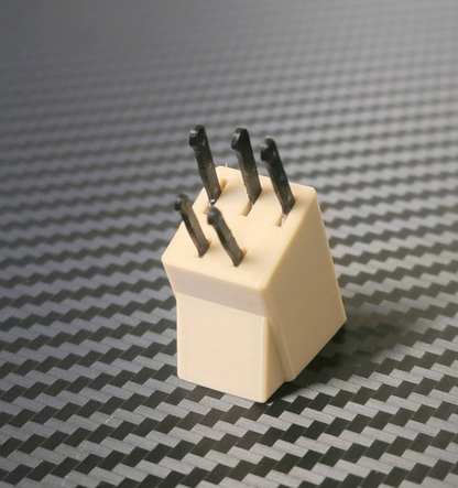 Knife Set with Block - Dollhouse  - M011