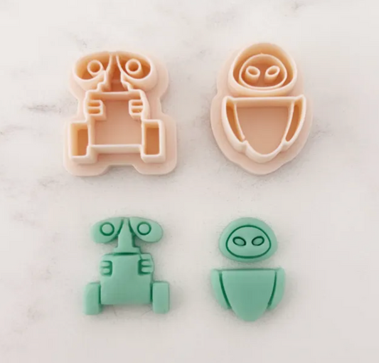 Wall E and Eve clay cutter (Combo)