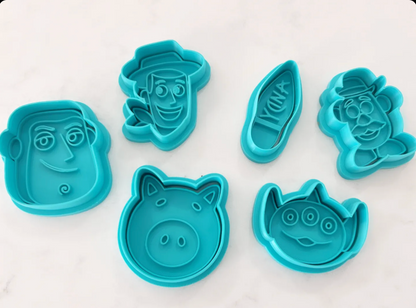 Toy Story Movie Inspired Combo Cutters (6 Designs)