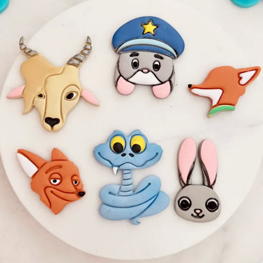 Zootopia Movie Inspired Combo Cutters