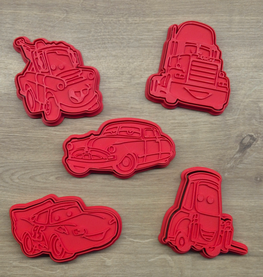 Cars Characters Cookie (cutter stamp set)