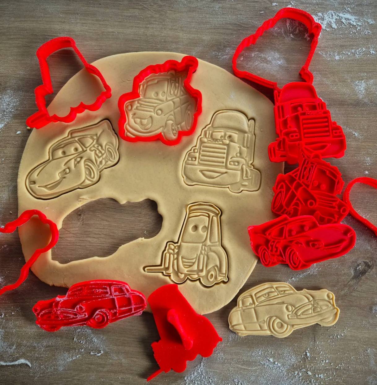 Cars Characters Cookie (cutter stamp set)