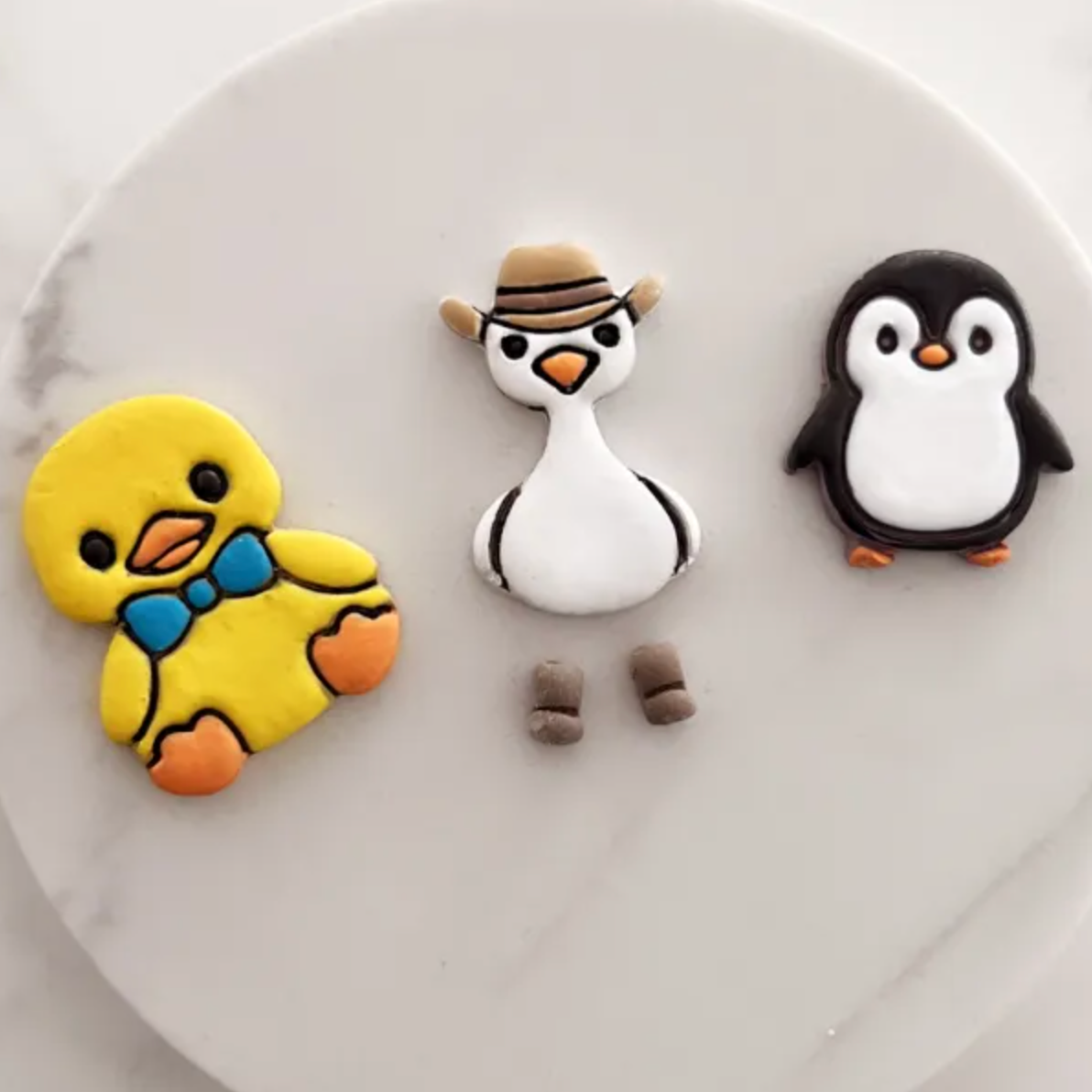 Duck, Goose & Penguin clay cutter (Combo)