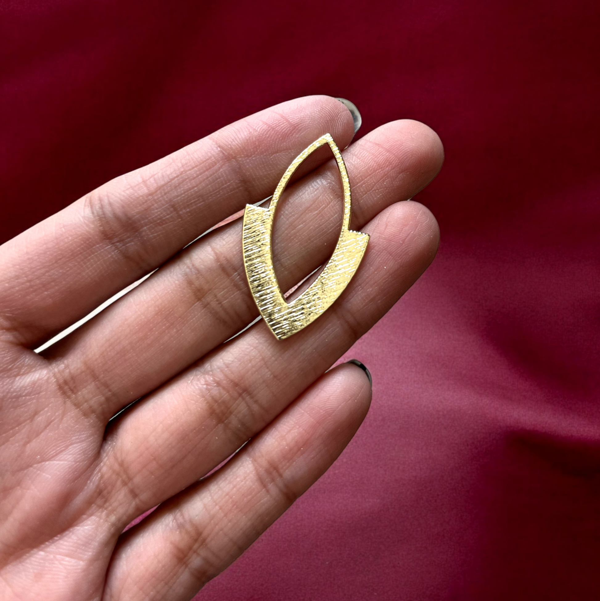 RB05 - Pack of 4 -  Motif New Design Hollow Bezel / Charm - ClartStudios - Polymer clay Jewellery