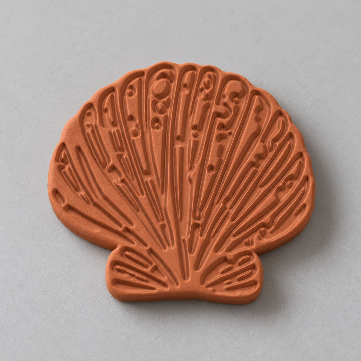Textured Scallop Shell Polymer Clay Cutter | 028 - ClartStudios - Polymer clay Jewellery