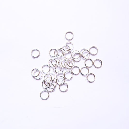 6mm Silver Jump ring (Pack of 100) - ClartStudios - Polymer clay Jewellery