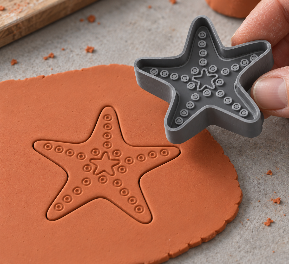 Starfish Polymer Clay Cutter | 032 - ClartStudios - Polymer clay Jewellery