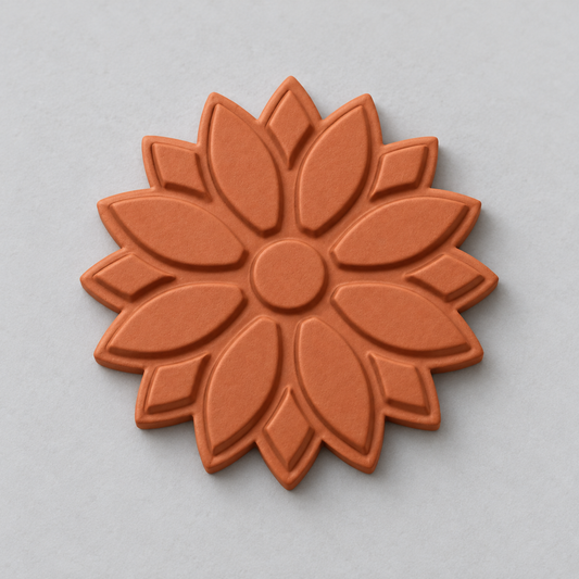 Layered Sunflower Polymer Clay Cutter | 122 - ClartStudios - Polymer clay Jewellery