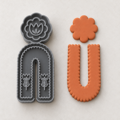 Scalloped Arch Earring Polymer Clay Cutter Set | 193 - ClartStudios - Polymer clay Jewellery