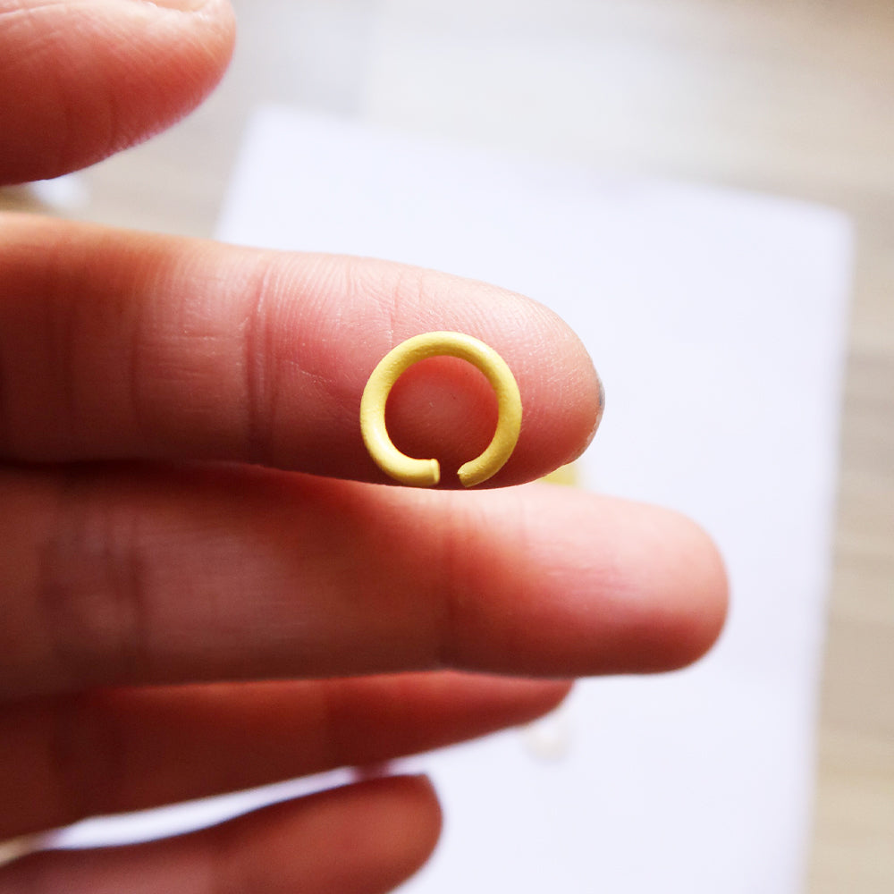 Yellow Jump ring (Pack of 50) - ClartStudios - Polymer clay Jewellery