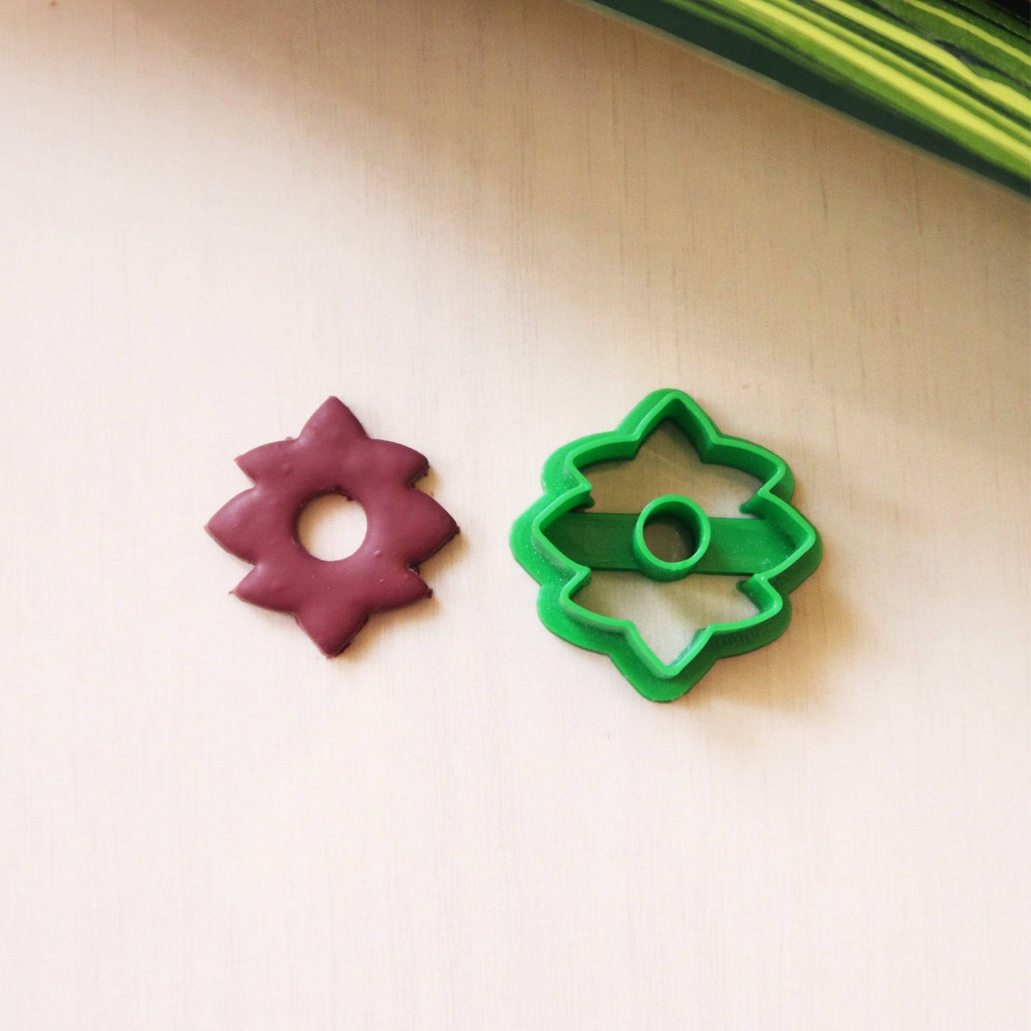 Boho Flower Cutter - ClartStudios - Polymer clay Jewellery