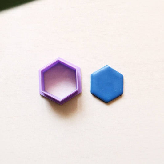Hexagon Cutter (Individual) - ClartStudios - Polymer clay Jewellery