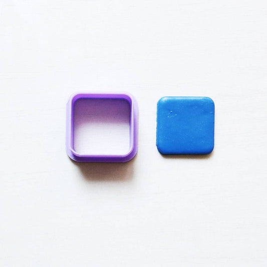 Rounded Square Cutter (Individual) - ClartStudios - Polymer clay Jewellery