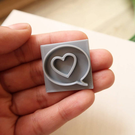 Heart Chat - ClartStudios - Polymer clay Jewellery
