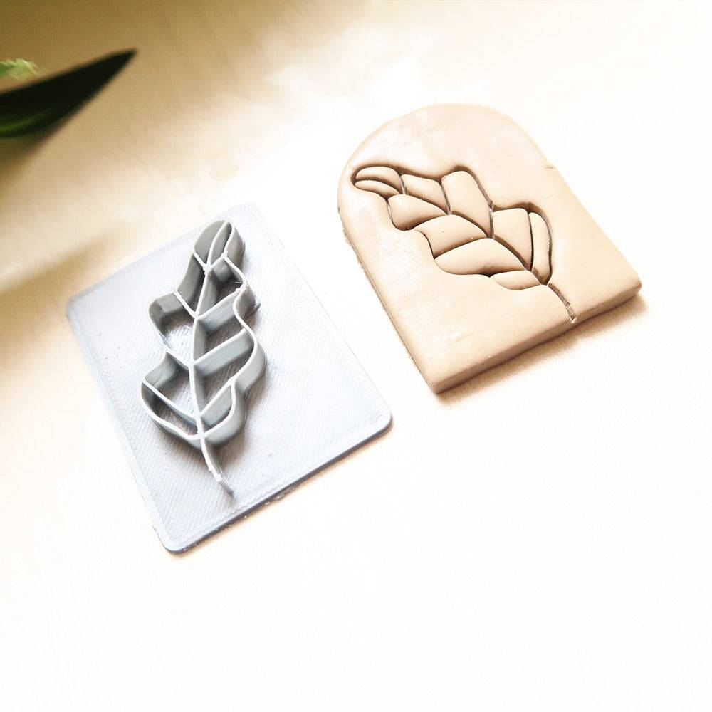 Leaf Stamp (1) - ClartStudios - Polymer clay Jewellery
