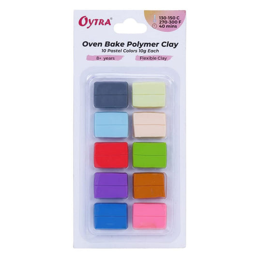 Oytra Pastel Clay Set - ClartStudios - Polymer clay Jewellery