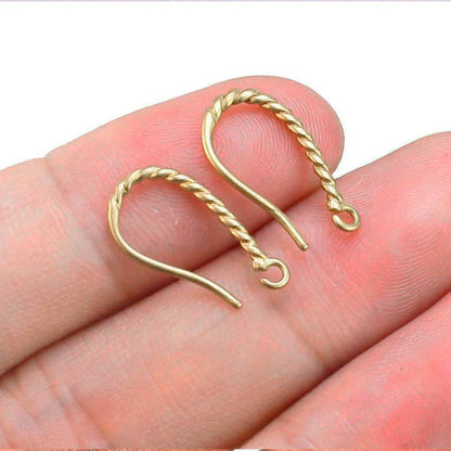 Helix Wire Hooks (Sold in pair) - ClartStudios - Polymer clay Jewellery