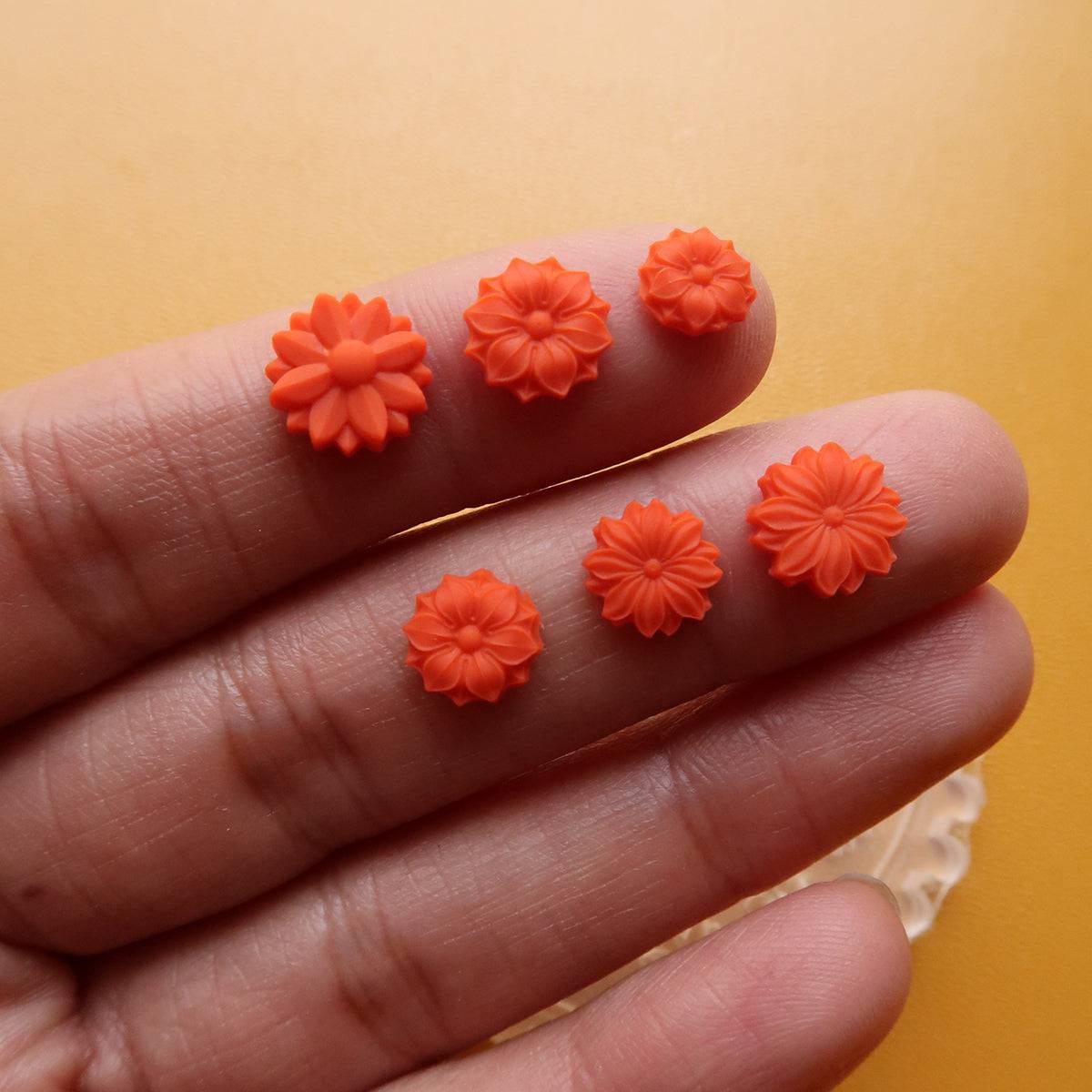 Mini Flower Mould 3 - ClartStudios - Polymer clay Jewellery
