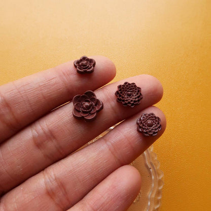 Mini Flower Mould 4 - ClartStudios - Polymer clay Jewellery