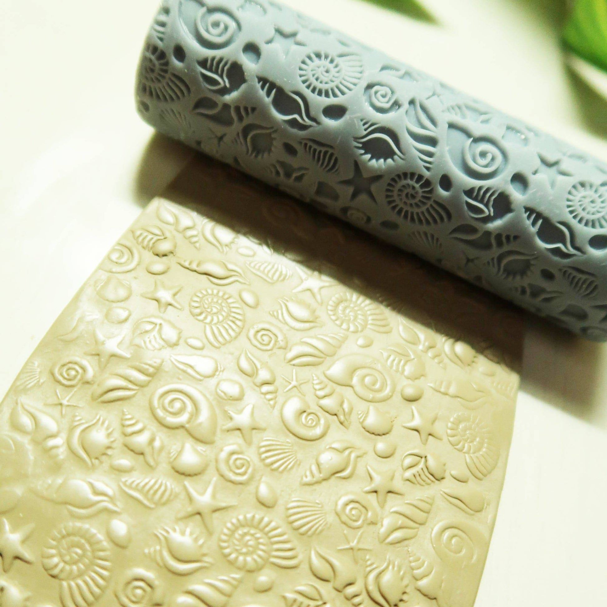 Sea Shell Texture Roller - ClartStudios - Polymer clay Jewellery