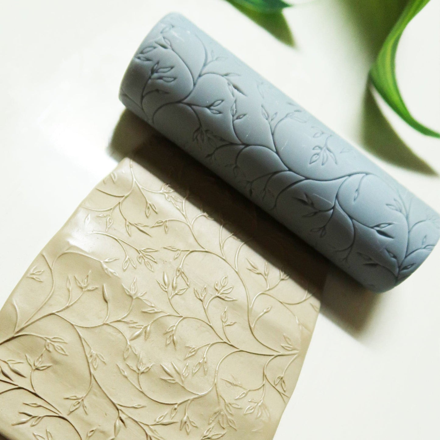 Vine Leaf Texture Roller - ClartStudios - Polymer clay Jewellery