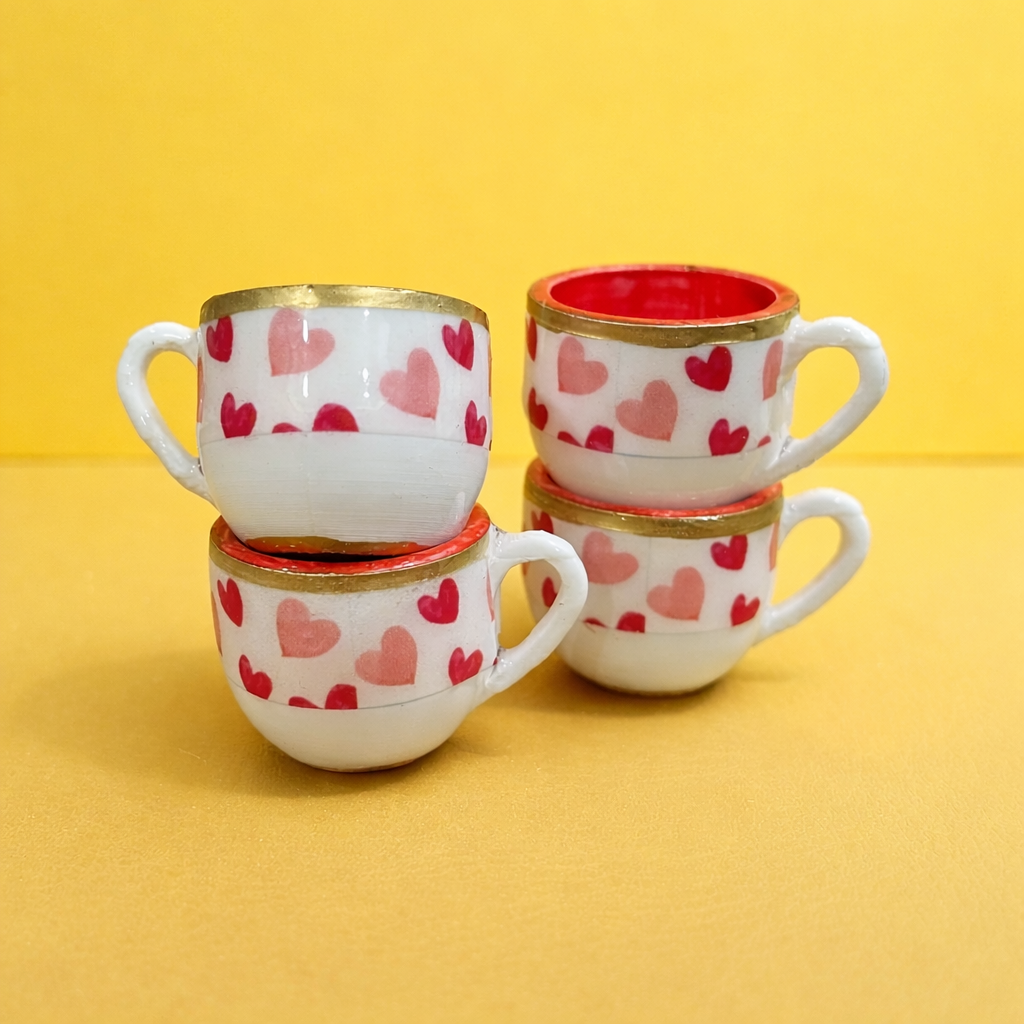 R001 - Resin Cup Charm - Waterproof & Adorable (20mm × 30mm) - ClartStudios - Polymer clay Jewellery